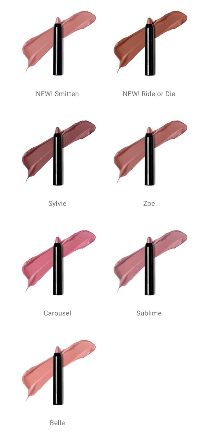 Jolie Color Stick - Moisturizing Lip Colour Crayon - Ultra Modern Jewel-like Gloss W/Brilliant Shine (Ride or Die)