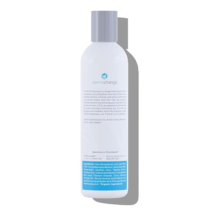 Hair Growth Shampoo for Thinning Hair and Hair Loss - Volumizing and Thickening Sulfate-Free Formula for Men and Women - Enhances Shine and Body for Color-Treated Hair with Aloe Vera (8oz)