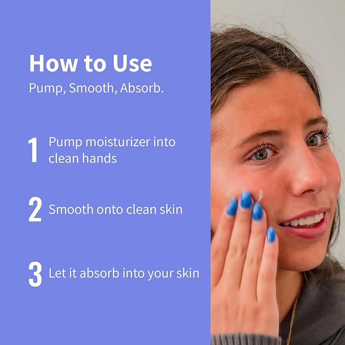 Daily Face Moisturizer – Cruelty-Free, Paraben-Free, Non-Comedogenic Niacinamide & Hyaluronic Acid Face Moisturizer with Vitamin C Serum for Face for Sensitive Skin Moisturizer