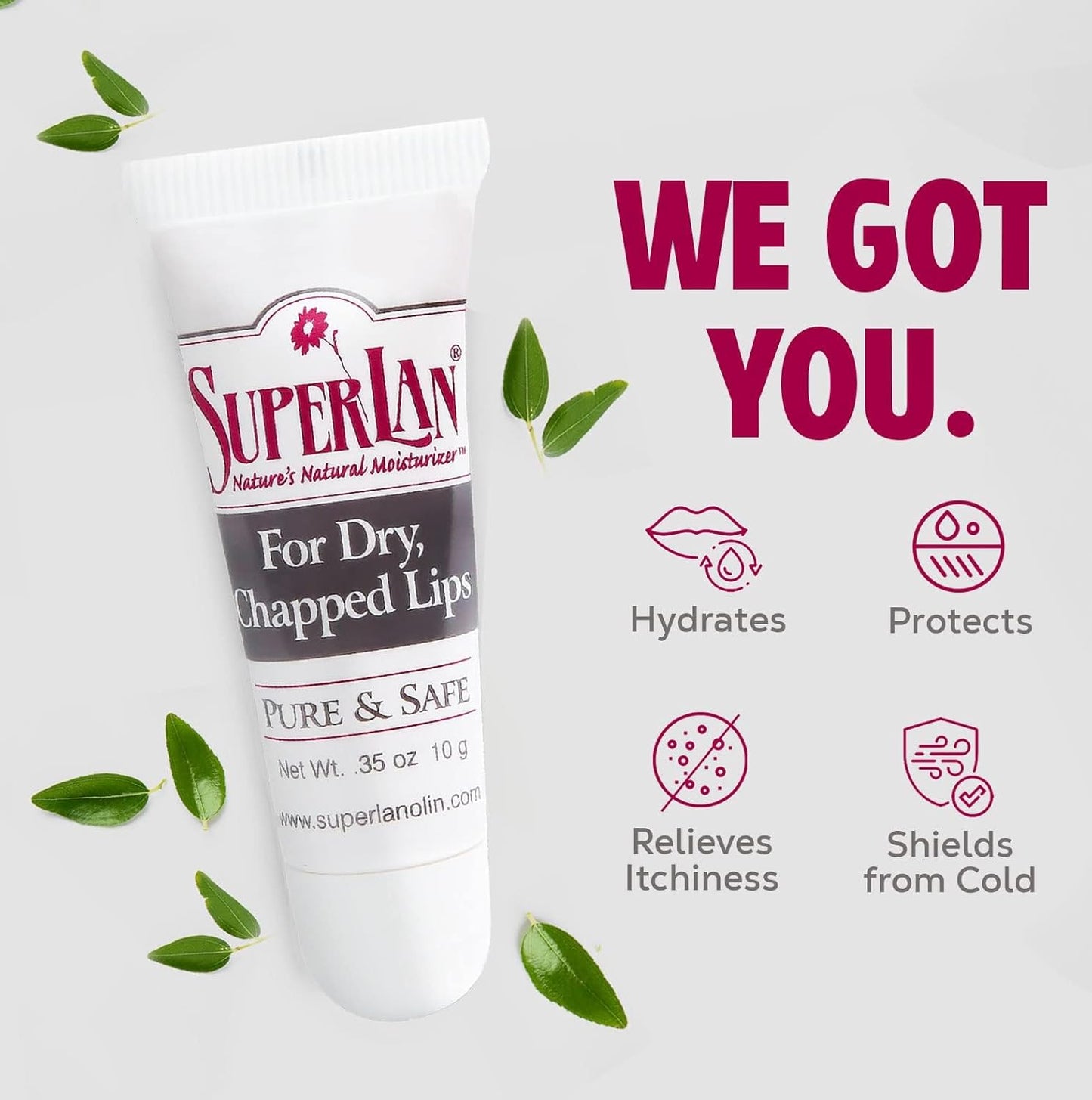 Lanolin Lip Balm 3 pack - Organic Lip Repair for Hot/Dry Weather - Natural nipple cream - Moisturizer for cracked lips - Hydrating lip care - Ultra pure jojoba oil - Chapstick Men & Women (1.05 oz)