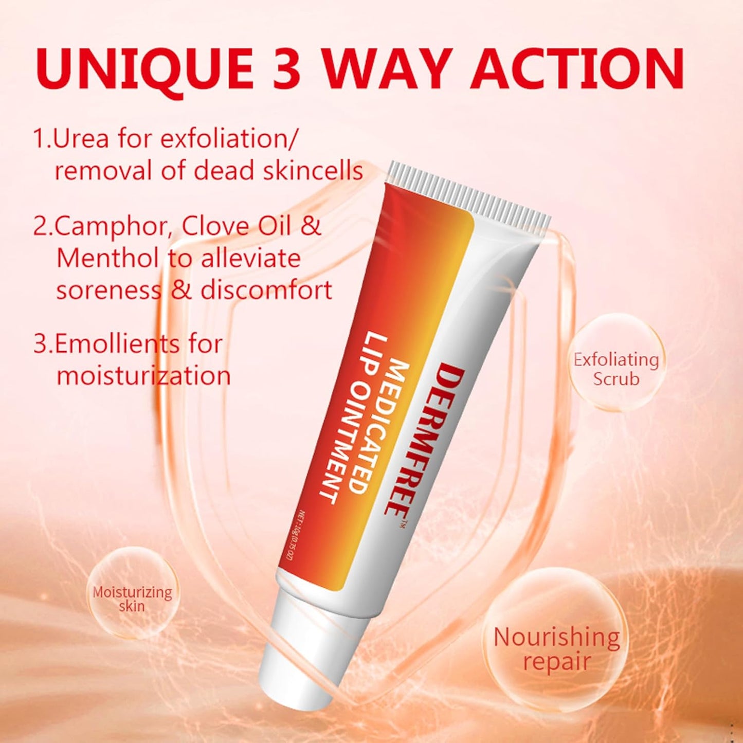 Lip Repair Balm - Soothes Dryness & Lip Discomfort - Intensive Moisturizing Care for Chapped Lips