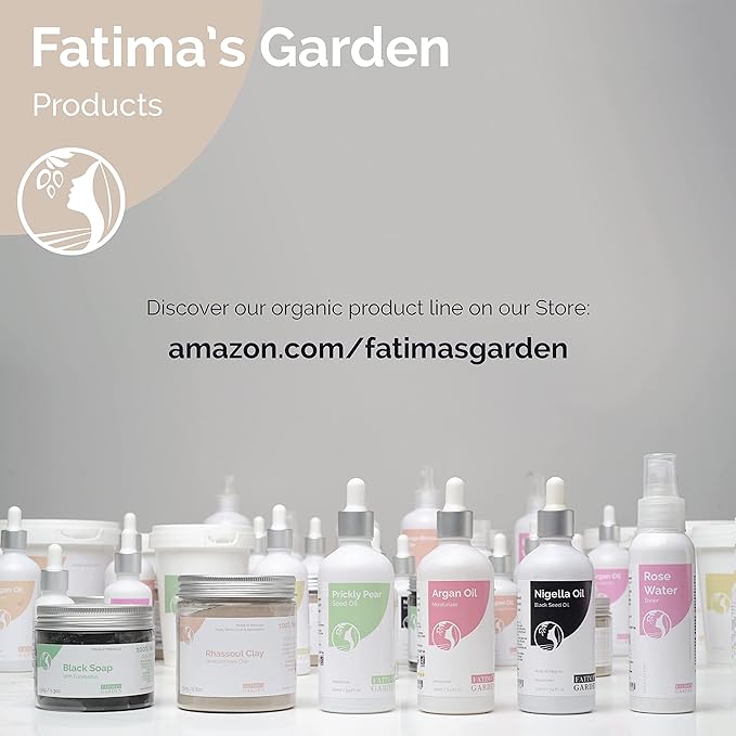 Fatima's Garden Rhassoul with Prickly Pear - Hydrating Face & Hair Mask, 425g