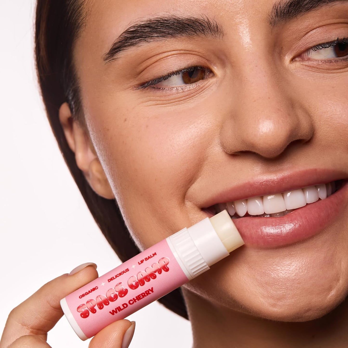 Space Camp Wellness Jumbo Lip Balm - Wild Cherry Organic Flavored Balm (2 Pack)