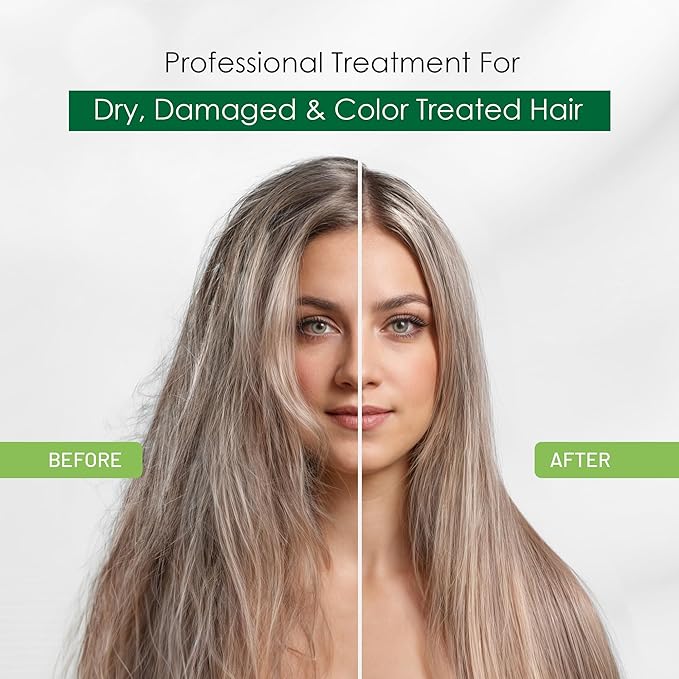 Herbishh Argan Hair Mask-Deep Conditioning & Hydration For Healthier Looking Hair-25gm for very Dry, Weak, Stressed Out Hair, No Sulphates, No Parabens