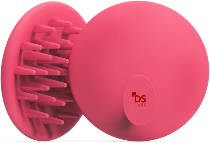 DS Labs Revitalizing Scalp Brush - Silicone Shampoo Brush & Exfoliating Massager for All Hair Types, Promotes a Cleaner, Healthier Scalp