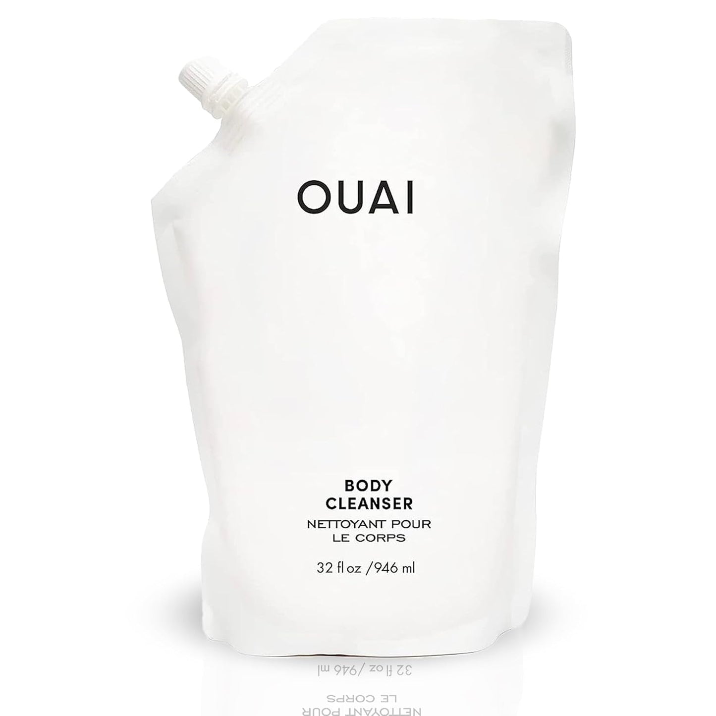 OUAI Body Cleanser Refill, Dean Street - Foaming Body Wash with Jojoba Oil and Rosehip Oil to Hydrate, Nurture, Balance, Soften Skin - Paraben, Phthalate and Sulfate Free Skin Care Products (32 Fl Oz)