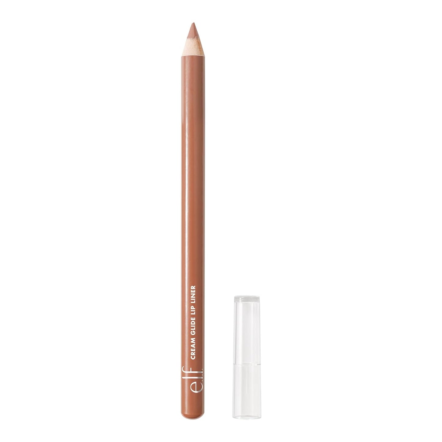 e.l.f. Cream Glide Lip Liner, Highly-Pigmented Pencil For Shaping & Sculpting Lips, Semi-Matte Finish, Vegan & Cruelty-Free, Truth or Bare