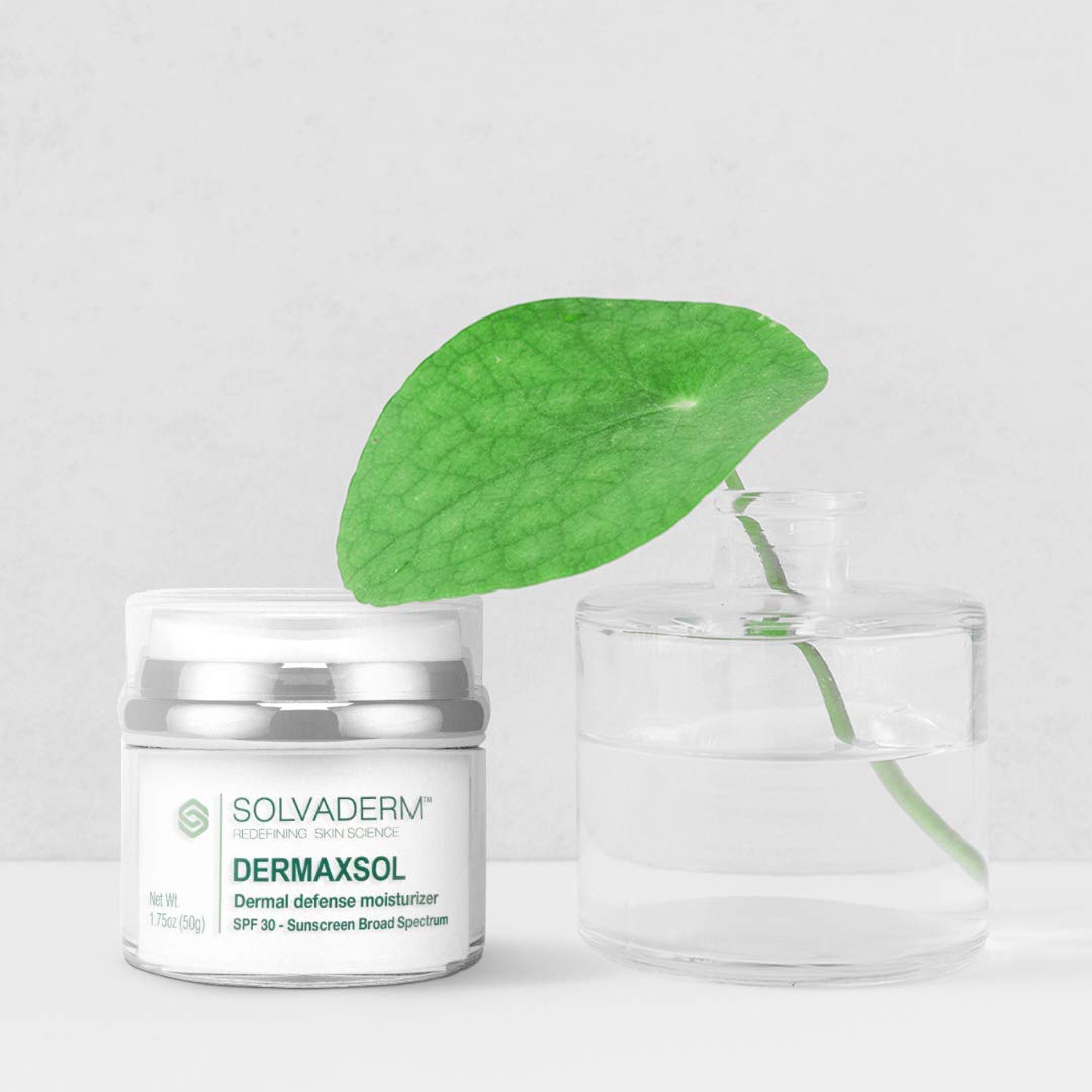 Solvaderm Dermaxsol Daily Moisturizer with Broad Spectrum SPF 30 – Lightweight, Non-Greasy Face Lotion for Hydration & Sun Protection – For All Skin Types – Dermatologist Formulated & Approved