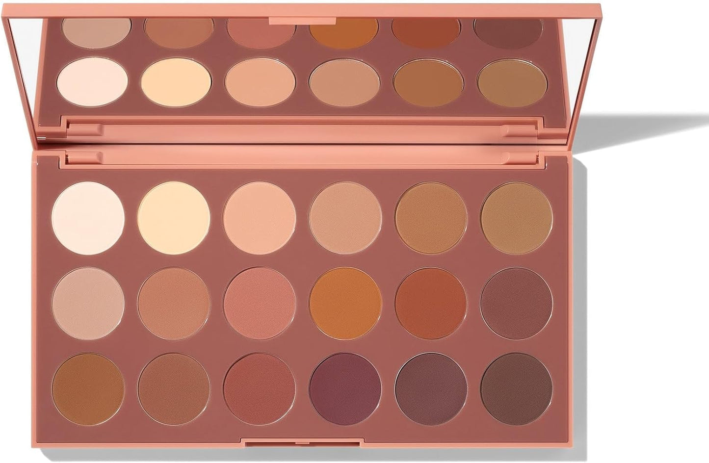 Morphe 18WT Makeup Palette - Matte Essentials Artistry Palette with Warm Toned, All-Matte Shades - Made to Build, Blend & Layer Flawlessly for Everyday, Versatile Makeup Looks (0.68 oz)