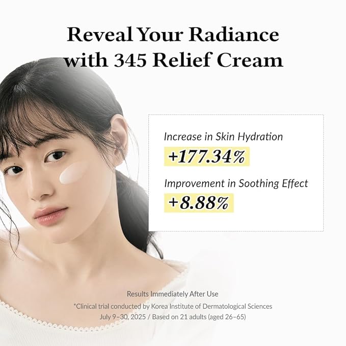Dr.Althea 345 Relief Cream | Moisturizer for Soothing Recovery and Blemish Care with PDRN & Niacinamide | Korean Vegan Skin Care for All Skin Types, 1.69 Fl Oz (Ver.2 - Pack of 2)