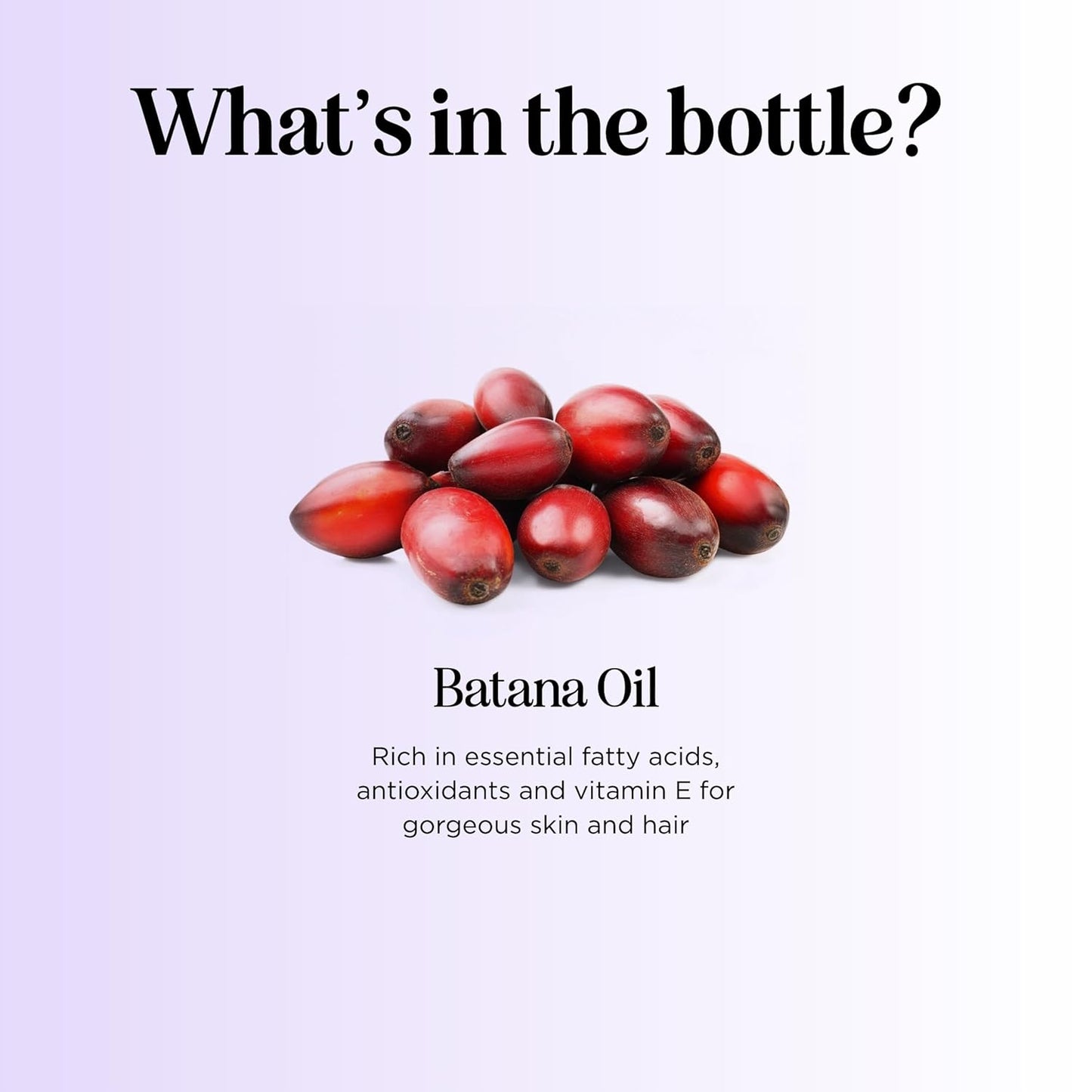 Pure Batana Oil for Hair Growth - Cold Pressed Unrefined Batana Oil for Hair Skin & Nails - Moisturizes & Nourishes to Support Radiance - Vegan Non-GMO Hexane Free Dermatologist Tested (4 Fl Oz)