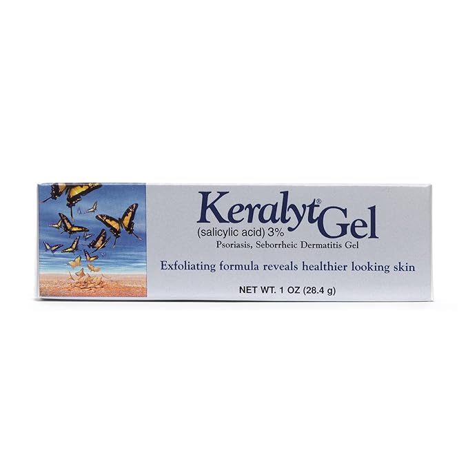 3% Salicylic Acid Gel - Exfoliating Moisturizing Skin Gel - Promotes Relief from Itchy, Redness, Dryness, Roughness, and Flakey Skin from Psoriasis, Eczema, Acne, Dermatitis