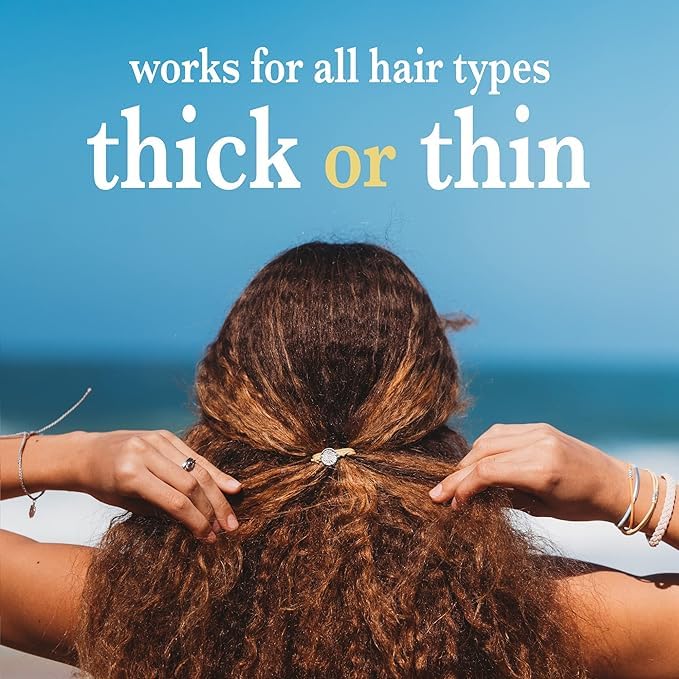 K'lani Hair Tie Bracelets for Women - Elastic Hair Bands That Double as Stylish Jewelry - Aloha - Medium