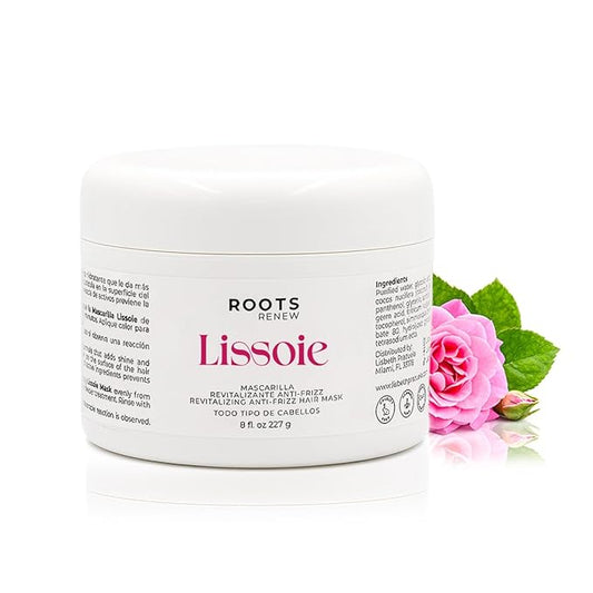 Revitalizing Anti-Frizz Hair Mask 8 fl oz | Deep Conditioner for Dry Damaged Color-Treated Hair | Collagen, Keratin & Coconut Oil | UV Shield | Sulfate-Free, Paraben-Free, Cruelty-Free