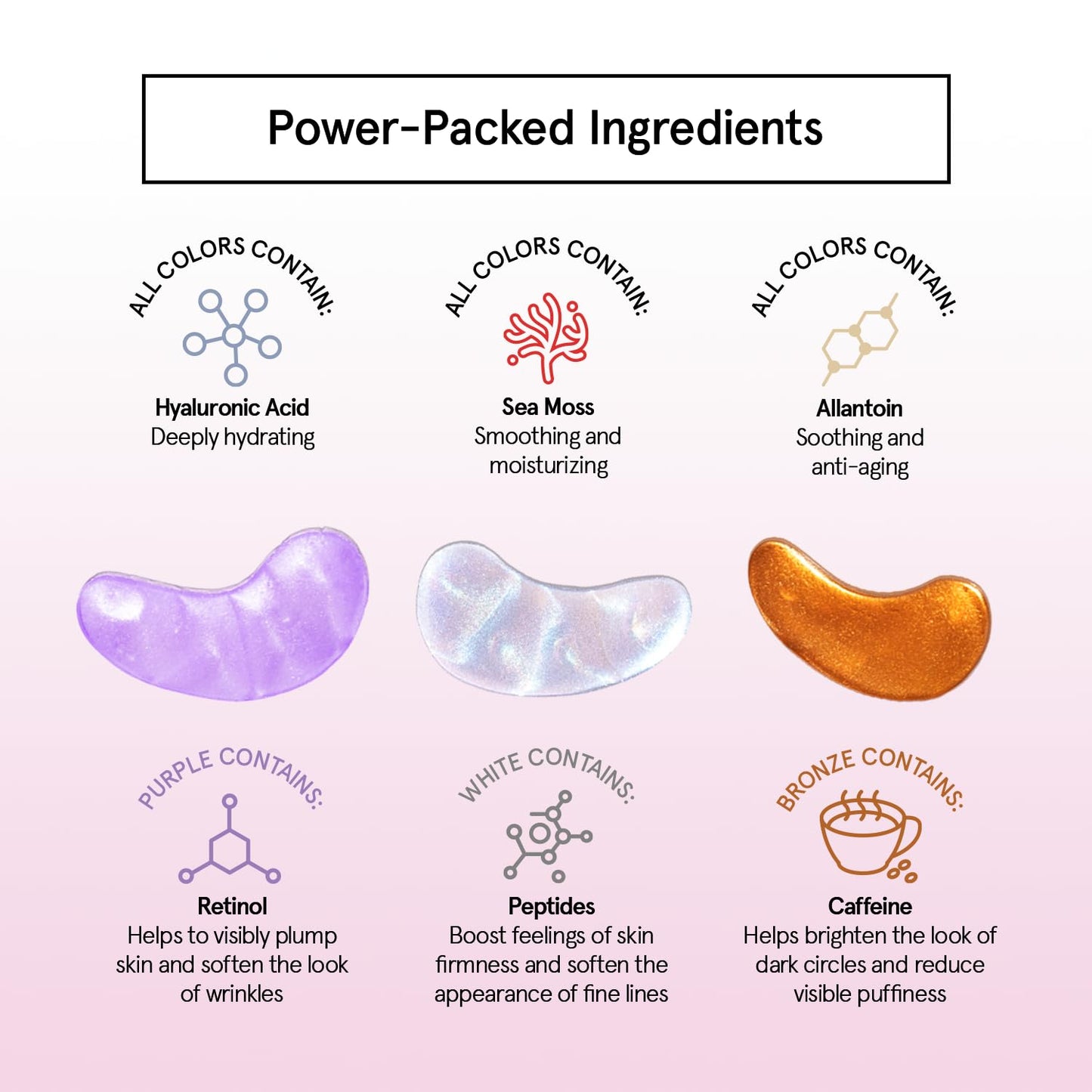 grace & stella Under Eye Patches (12 pairs) Eye Masks for Dark Circles and Puffiness - Birthday Gifts for Women, Bachelorette Party Favors, Bridesmaid Proposal Gifts, Self Care, Spa, Relaxation, Vegan