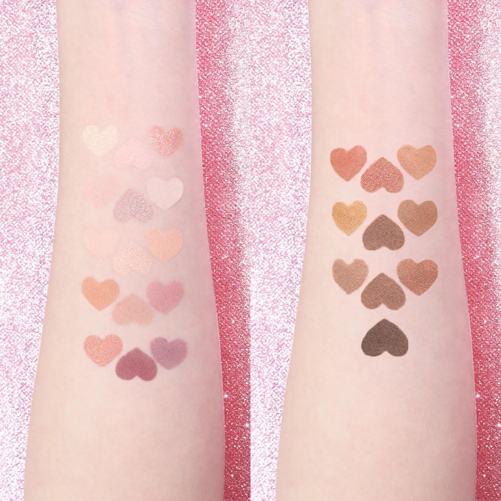 25 Colors Nude Champagne Gold Glitter Matte Shimmer Eyeshadow Palette for Eye Makeup,High Pigmented Brown Eye Shadow Primers Powder Palet de sombras de ojos