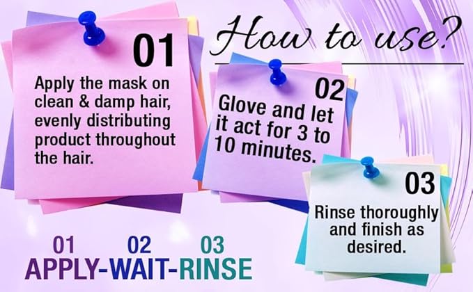 Prohall Cosmetic Purple Mask & Toner for Blonde Hair - Color Enhancing Gloss Repair for Dry, Damaged & Brassy Locks, Reduces Yellow Hue