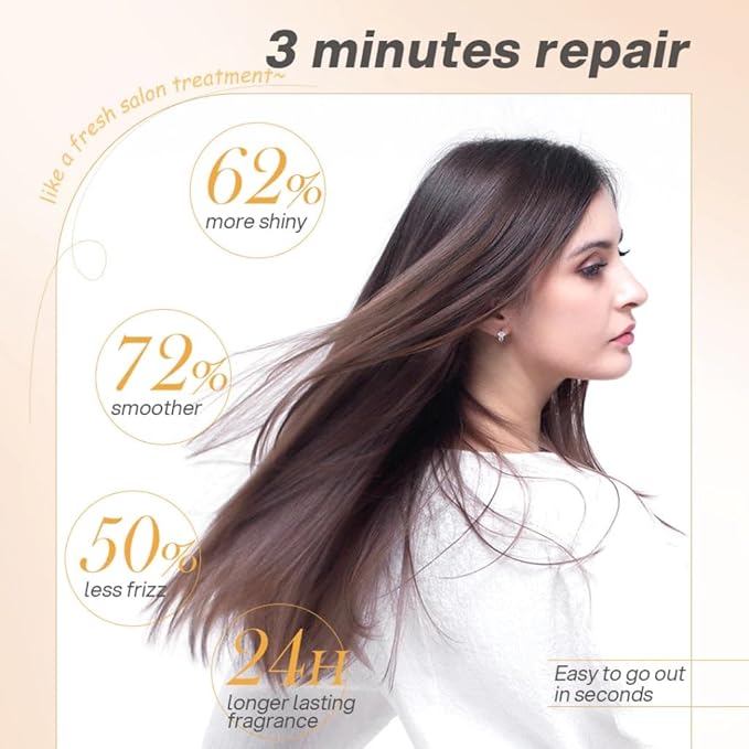 Cocoa Butter & Camellia Seed Oil Hair Mask Premium Intensive Treatment for Dry, Flat Hair Anti-Fall, Strengthens & Moisturizes, Boosts Elasticity 16.9 Fl Oz