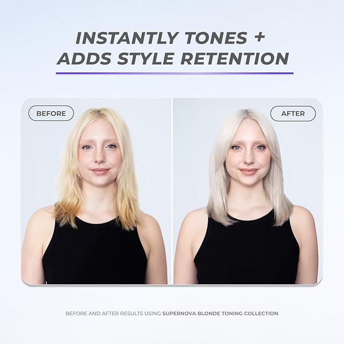 XMONDO Supernova Blonde Toning Reparative Mask – Tones, Repairs, & Hydrates, Vegan with Jojoba Oil, 7.95 oz