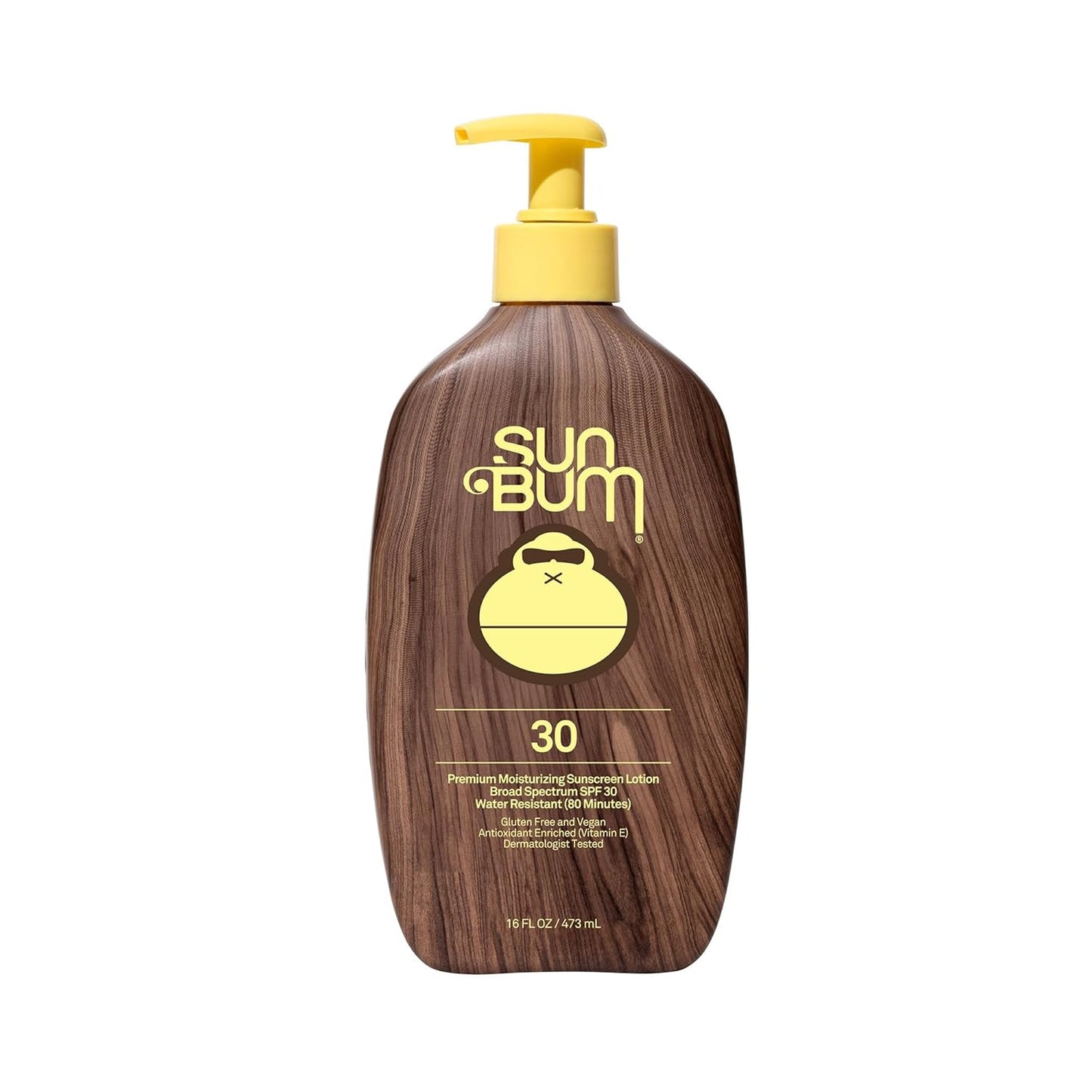 Sun Bum Original SPF 30 Sunscreen Body Lotion - Broad Spectrum Moisturizing Sunscreen with Vitamin E - Hawaii 104 Act Compliant (Made Without Octinoxate & Oxybenzone) - 16 oz
