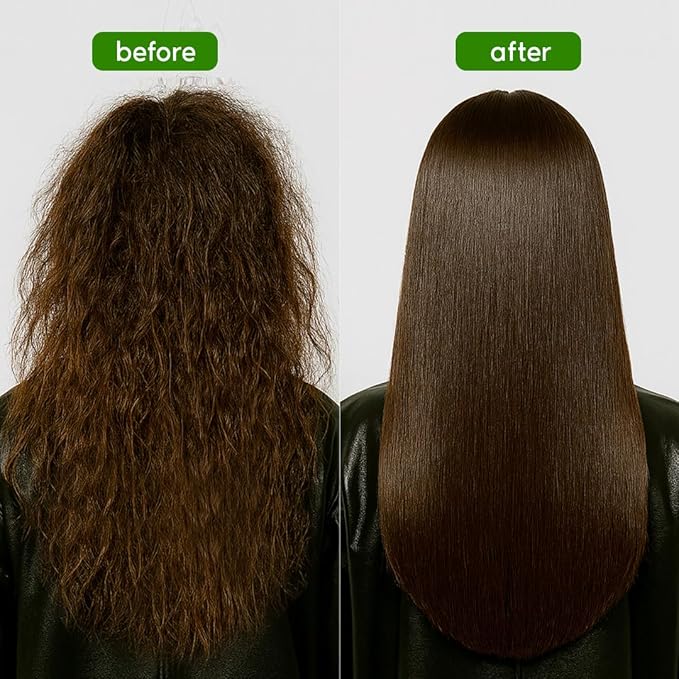 Ravenna Hair Straightening Kit – Organic Hair B-tox & Repair Oil – Anti-Frizz, Intense Hydration, Shine – Formaldehyde-Free – B-otox Hair Treament For All Hair Types (2-Pack)