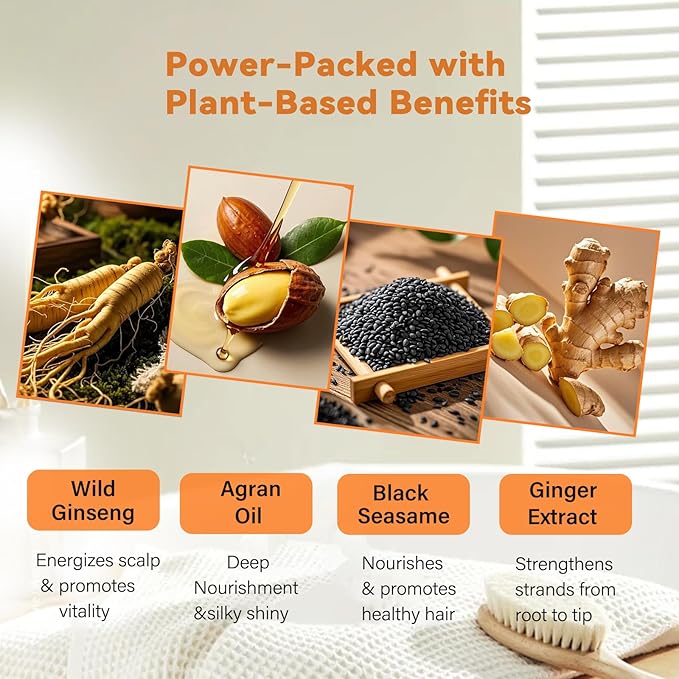 Red Hair Dye Shampoo 3 in 1, Semi-Permanent Burgundy Hair Dye, Covers Grays in Minutes, Instant Hair Color Shampoo for Women Men, Champu Para Canas, Burgundy Dye Easy to Use 16.90 Fl Oz