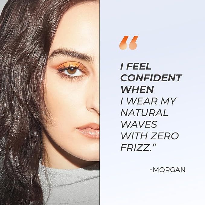 XMONDO Hair Wavetech Dual-Acting Wave Mask | Vegan Formula with Hyaluronic Acid and Shea Butter Provide Deep Protective Moisture and Combat Frizz, Waveflex Technology Nurtures Wave Patterns, 8 Fl Oz