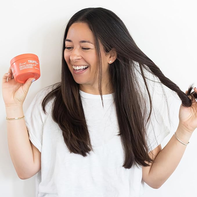 TruffLuv | Nourish Collection Argan Volume Mask, Infused with Black Truffle Extract, Lightweight Thickening & Volumizing Hair Mask, Restores Vitality & Builds Body, Paraben Free, Sulfate Free, 250ML