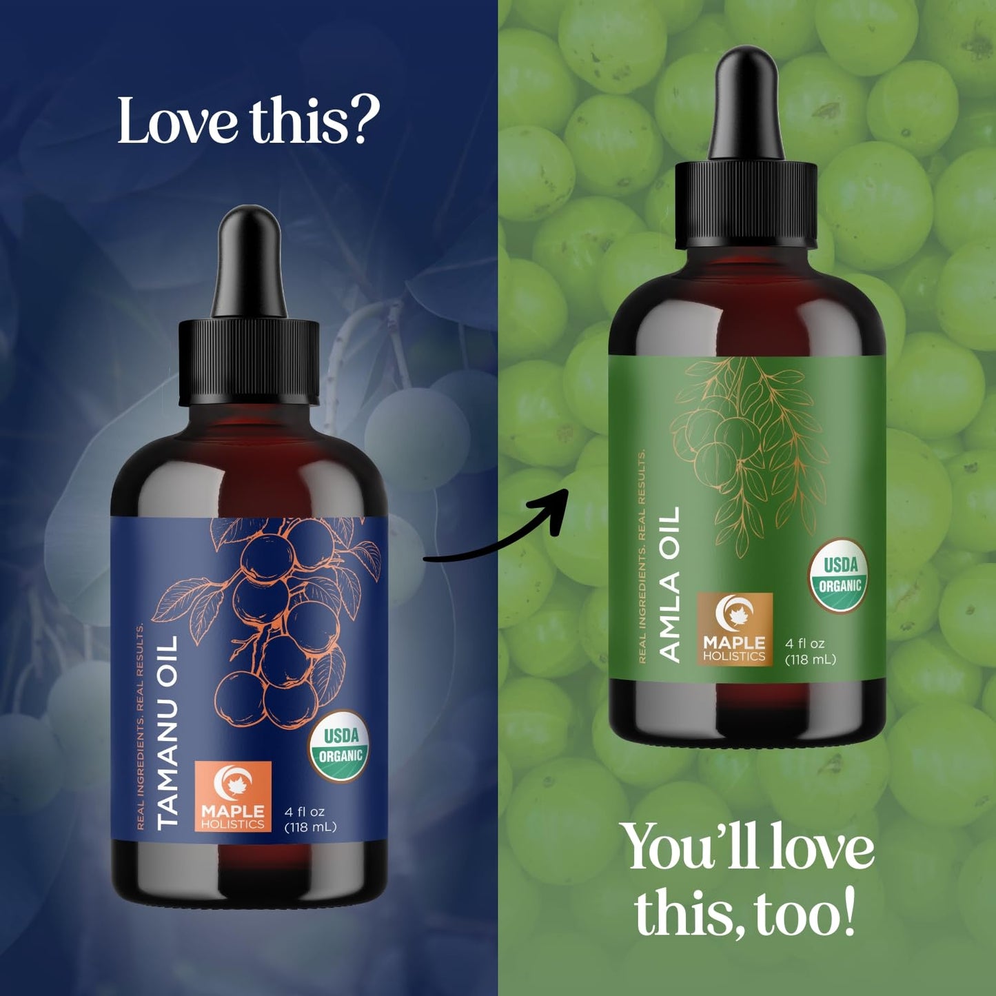 100% Pure Organic Tamanu Oil - Cold Pressed Tamanu Oil Organic for Skin and Hair Care - Virgin Unrefined Non-GMO Vegan & Cruelty Free Skin and Face Moisturizer - Dermatologist-Tested (4 Fl Oz)