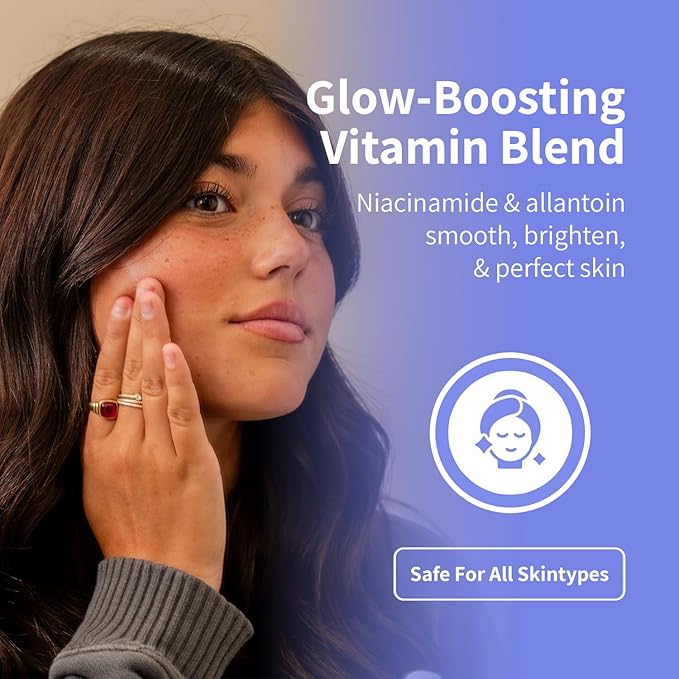 Daily Face Moisturizer – Cruelty-Free, Paraben-Free, Non-Comedogenic Niacinamide & Hyaluronic Acid Face Moisturizer with Vitamin C Serum for Face for Sensitive Skin Moisturizer