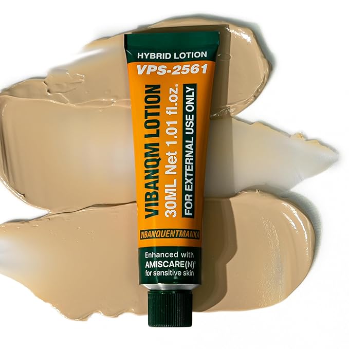 VIBANQUENTMANKA Lotion – Korean Moisturizer for Acne-Prone Skin, Barrier & Wrinkle Care with PDRN, Centella Asiatica & Salmon Extract, 30 mL / 1.01 fl. oz.