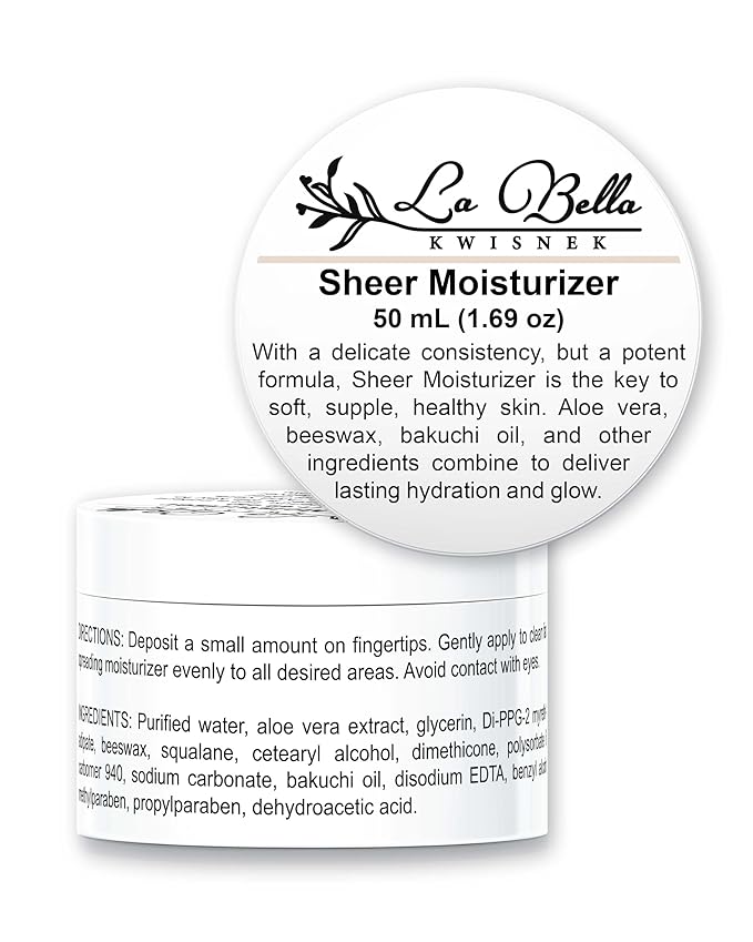 Sheer Moisturizer - Daily Face Cream for Complete Hydration, with Aloe Vera