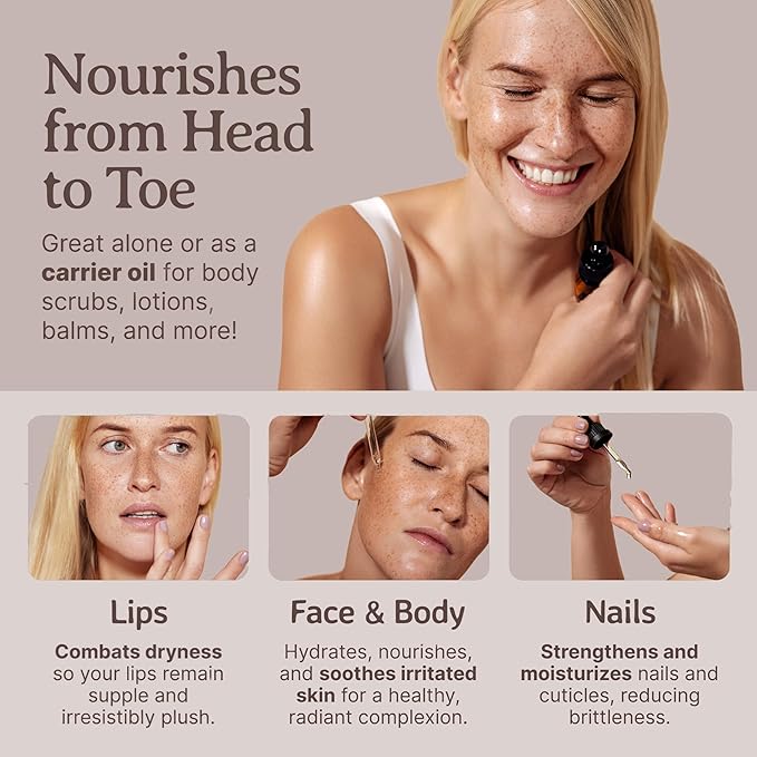 Bella Terra Oils – Roasted Bean Oil 8 oz – Pure Extract from Roasted Seeds, Enriched with Fatty Acids, An Elixir for Skin