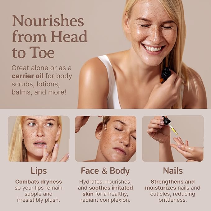 Bella Terra Oils - Argan Oil 16 oz - Cold-Pressed & Authentic, Hailing from Morocco's Argan Forests, Ideal Body & Face Oil, Keeps Frizz at Bay