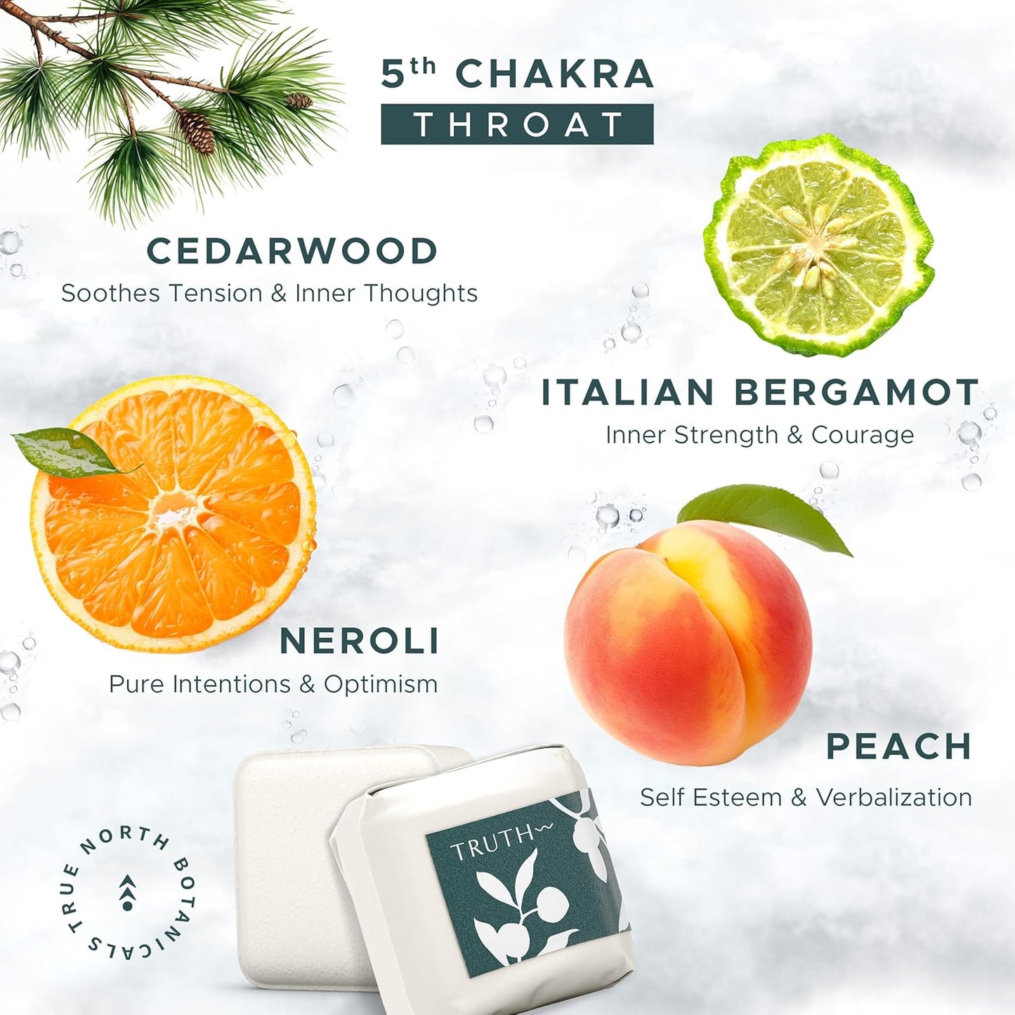 Large Shower Steamers (12 Pack-1.75oz Each) Chakra Aromatherapy Optimism & Self-Esteem-Ideal Men/Women/Teens Christmas & Birthdays (5th Chakra - Peach, Cedarwood, & Bergamot)