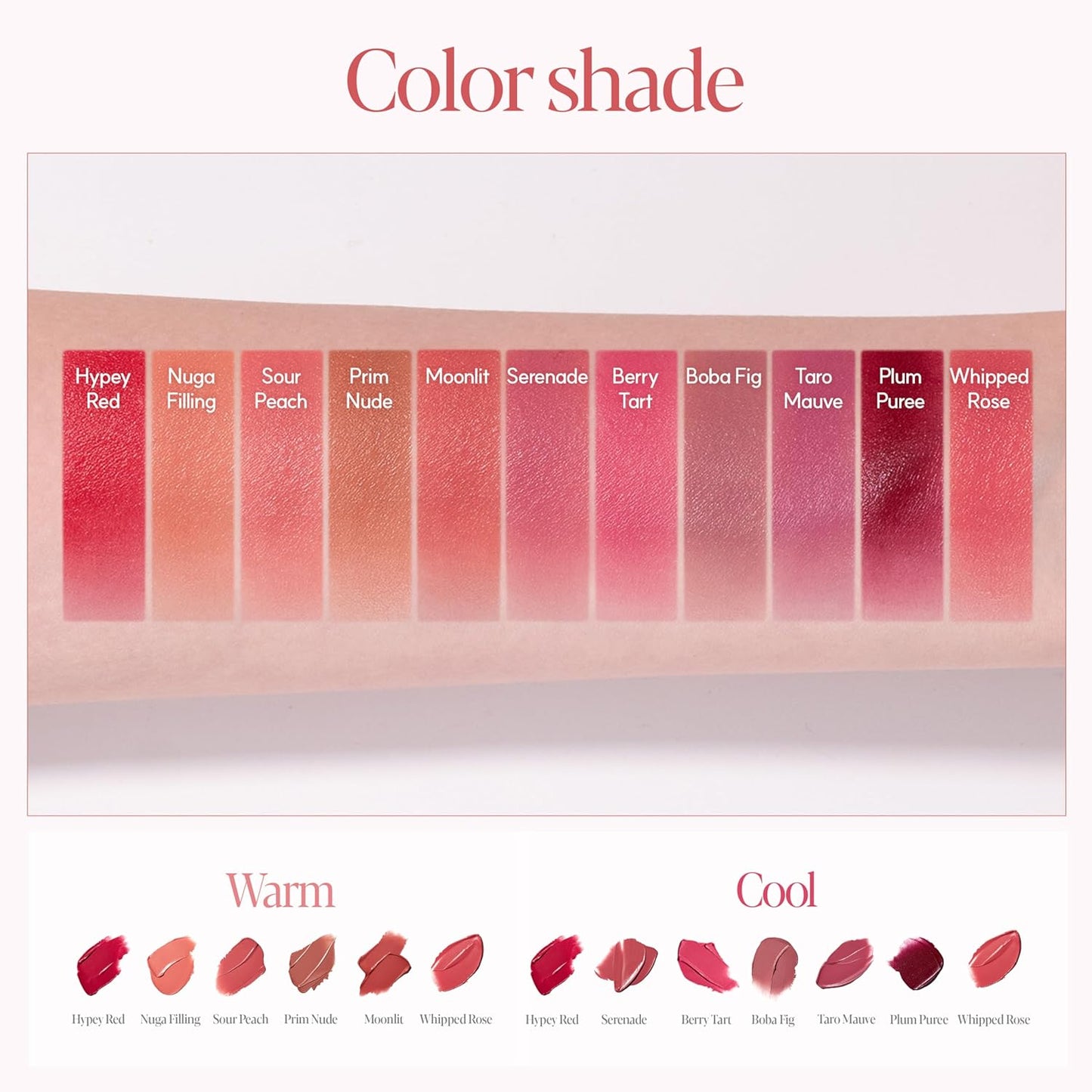 Espoir Couture Lip Tint Fitting Blur #5 Moonlit 0.14oz | Soft and Creamy Color for Blurry Lip Look | Smudge-Proof Fixing Lip Stain | Lightweight and Comfortable Matte Finish