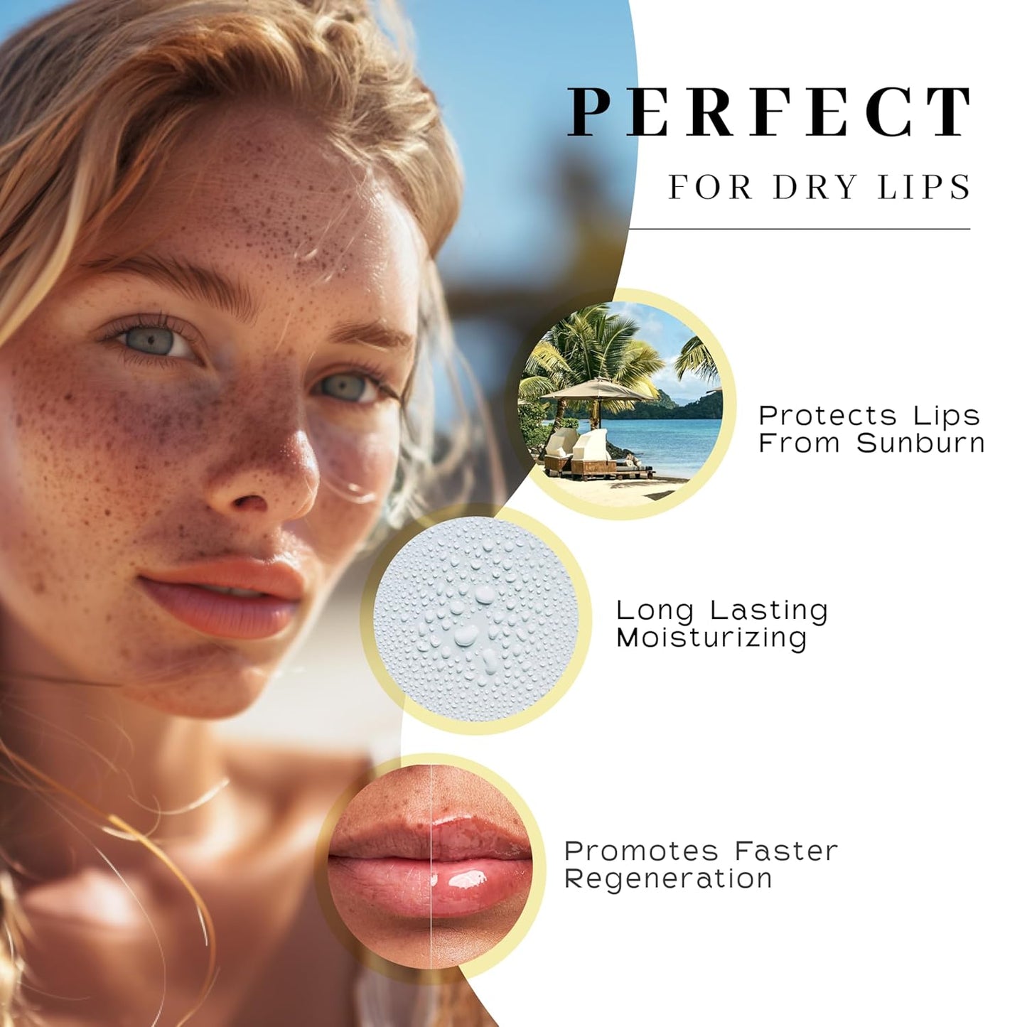 Vanman’s - Handmade Peppermint Beeswax Lip Balm (6 Pack) - Peppermint Lip Balm with Rosemary, Almond and Coconut Oil - Bee Balm with Vitamin E - Peppermint Balm Ideal for Dry Lips