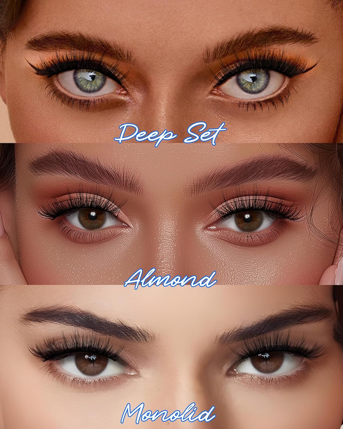 BEYELIAN False Eyelashes 14 Pairs Eye Lashes 10-15mm Strip Lash Pack Soft 3D Volume Faux Mink Lashes That Look Like Extensions C188