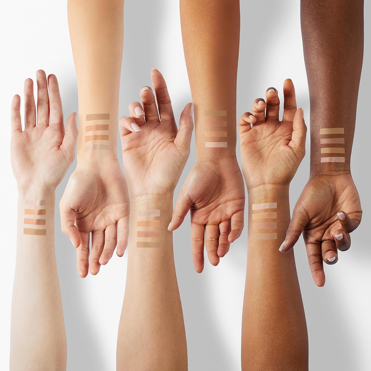 Color Correcting Concealer Cream Full Coverage Flawless Face Contour Palette Professional Makeup, Light to Medium